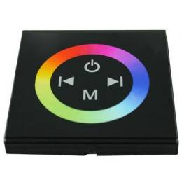 touch screen with dimmer for RGB LED strips
