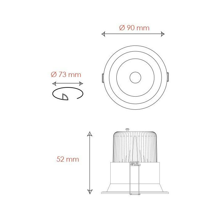 BPM OTIS 3234 IP65 LED 