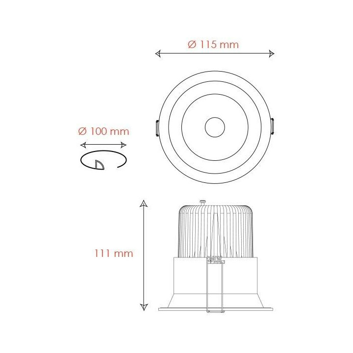 BPM SU OTIS 3235 IP65 LED 15W