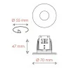 Oprawa BPM SU 3220 IP65 LED biała/czarna/alu/srebrna 4,5W