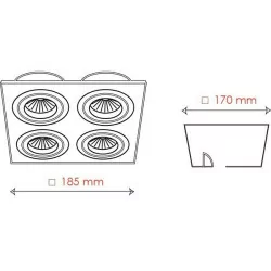 BPM MINI KATLI 3057 12V, 230V czarna