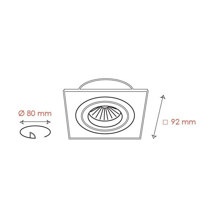 BPM Aluminio Negro 3054 12V