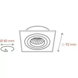 BPM MINI CATLI 4211 GU10 230V