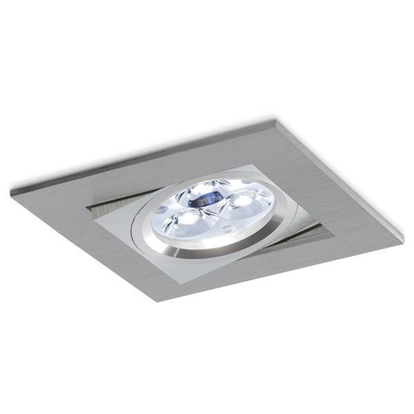 Bpm Kare 3000 Led Oprawa Sufitowa Z Alu Szczotkowanego 10w 7w