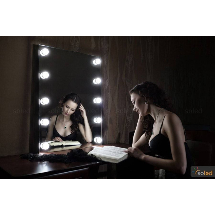 Mirror LED 12x3W 100x80cm, 100x90cm