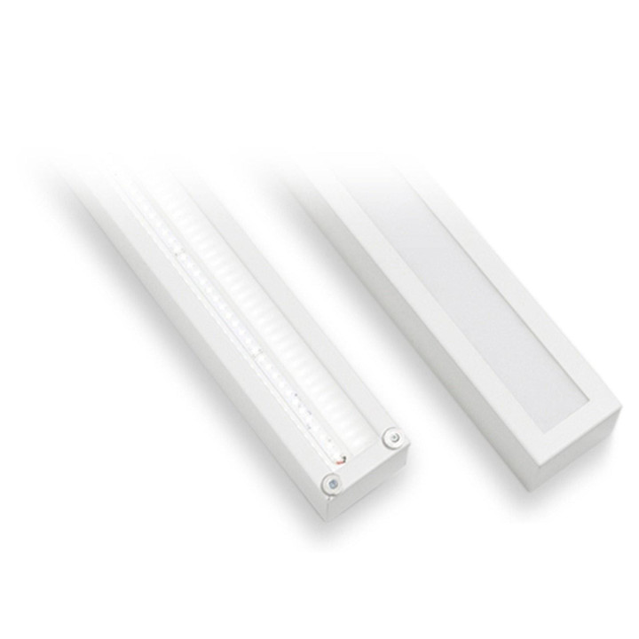 LINEA LIGHT BOX 8259 &ndash; white, elongated surface ceiling LED light 97cm