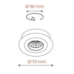 BPM TITAN 8041 LED biała