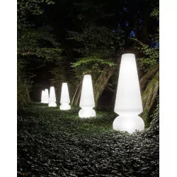 LINEA LIGHT Marge 16000, 16001 garden floor lamp IP65 191cm high