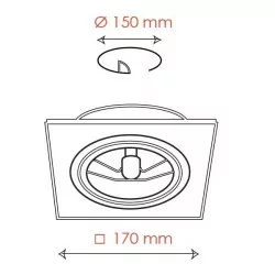 BPM KATLI 4250 12V, 230V biała