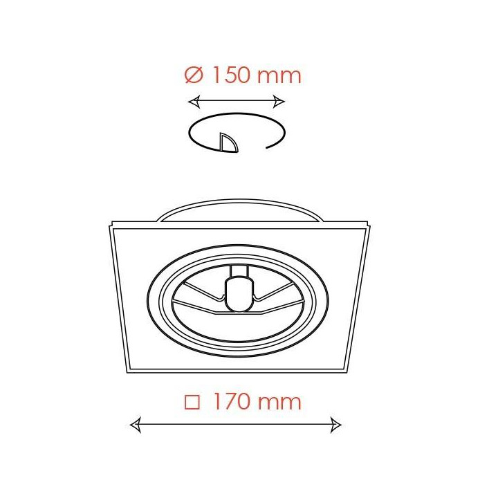 BPM KATLI 4250 LED 16W biała 3000K, 4000K