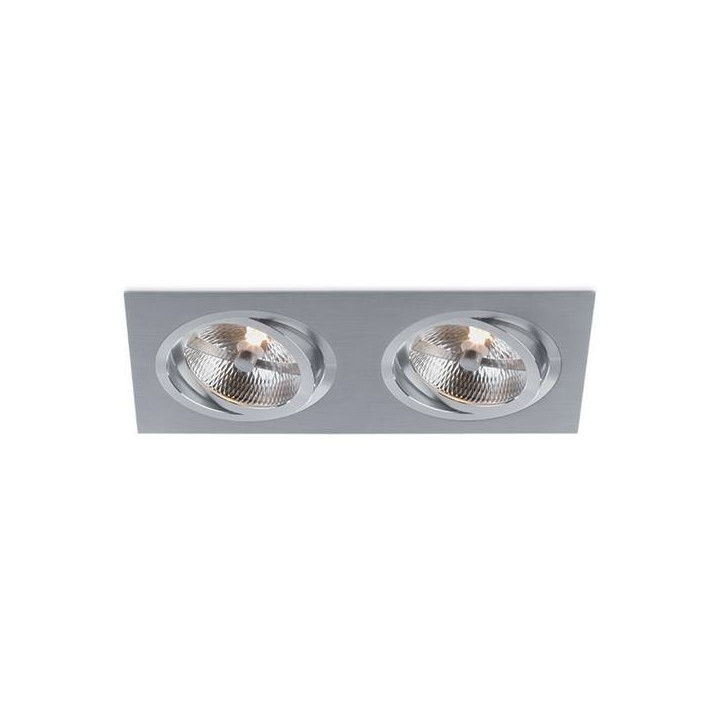 BPM Aluminio Plata 3051-2xQR111 12V