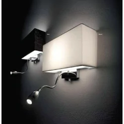 IDEAL LUX  Hotel AP2 white, black 35949, 35956