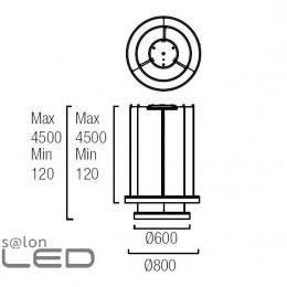 LEDS-C4 Lampa wisząca Circ 00-3647-BW-M3