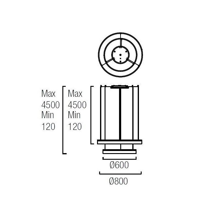 LEDS-C4 Lampa wisząca Circ 00-3647-BW-M3