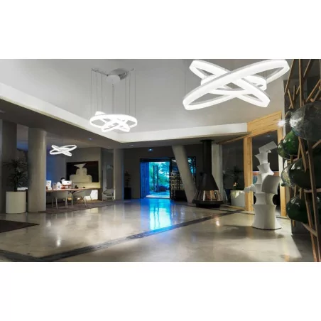 LEDS-C4 Circ 00-3649-BW-M3 Pendant lamp 00cm biała LEDS-C4 Circ 00-3649-BW-M3 Pendant lamp 00cm biała