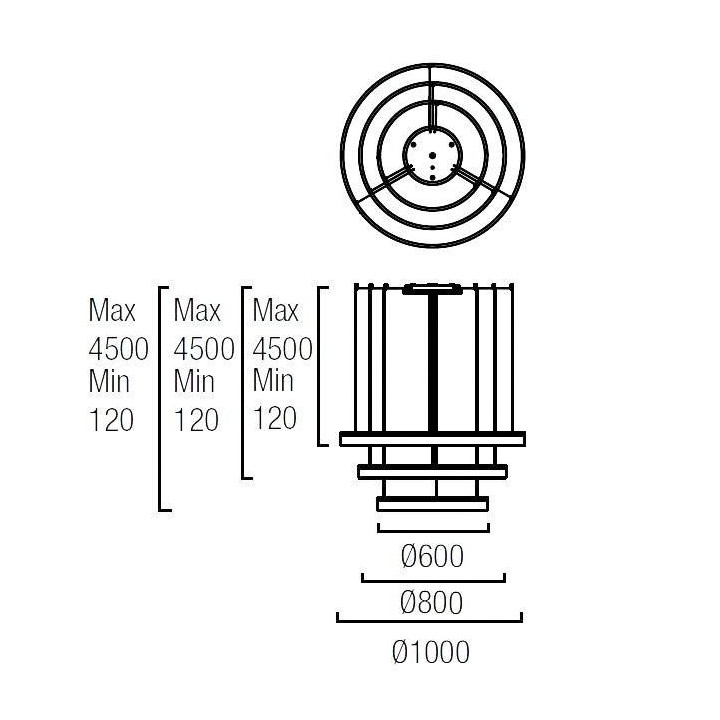 LEDS-C4 Lampa wisząca Circ 00-3649-BW-M3