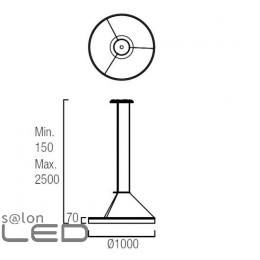 LEDS-C4 Lampa wisząca Circ 00-3642-BW-M3