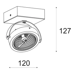 CLEONI Dedra T026D1Sd Ceiling lamp matt