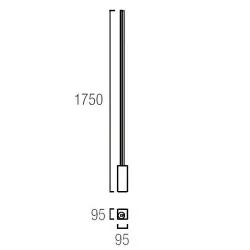 LEDS-C4 floor lamp Circ 25-2934-BW-M3