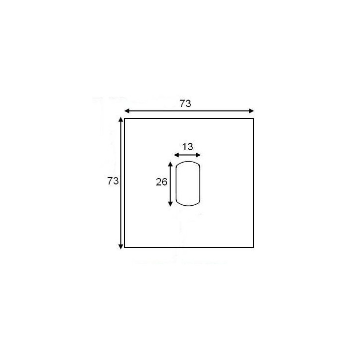 Lampka schodowa LED ELKIM LESEL 001 XL 75mm