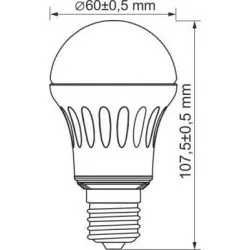 LED bulb E27 VATO 10W SMD Warm white