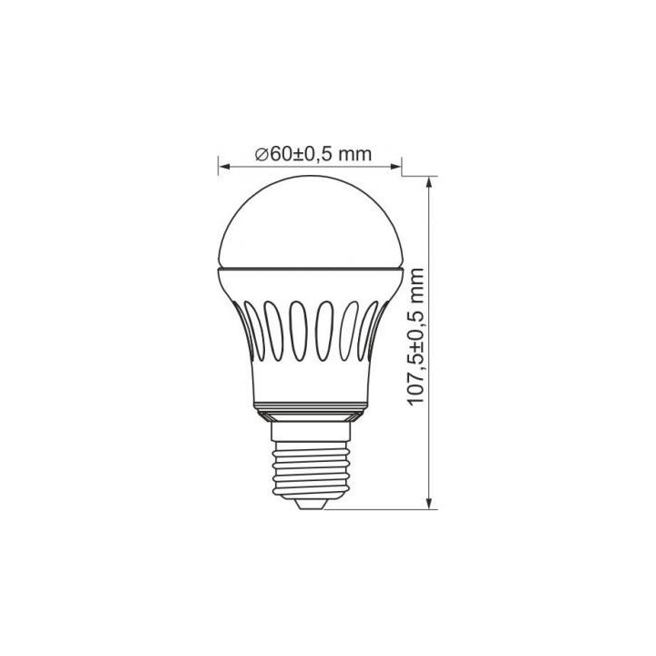 LED bulb E27 VATO 10W SMD Warm white