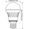 LED bulb E27 VATO 10W SMD Warm white