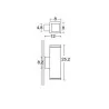 CRISTHER Exterior wall lamp TEKA 398A-L0105B-04, 389A-L0105B-90