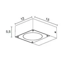 DOPO Exterior wall lamp ARSEN 444A-L0105B-04