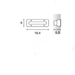 DOPO Exterior recessed lamp SYNA 1,6W