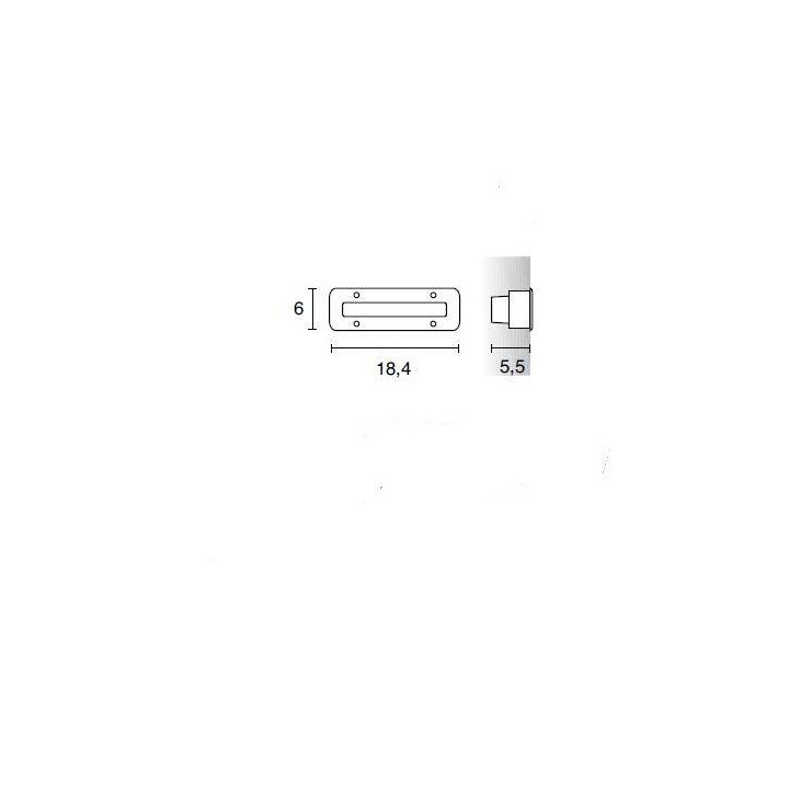 DOPO Exterior recessed lamp SYNA 1,6W