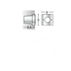 DOPO Exterior recessed lamp NAT-LED Square