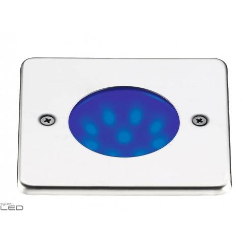 EXO Oprawa wpuszczana NAT-LED kwadratowa biały, niebieski
