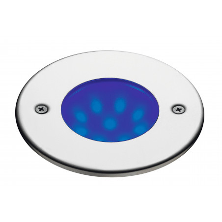 EXO Oprawa wpuszczana NAT-LED okrągła biały, niebieski
