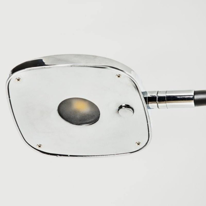 LEDS-C4 Lampka biurkowa QUEEN chrom/czarny, mosiądz antyczny/stary brąz