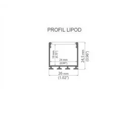 Profil architektoniczny LIPOD do płyt G-K 2m