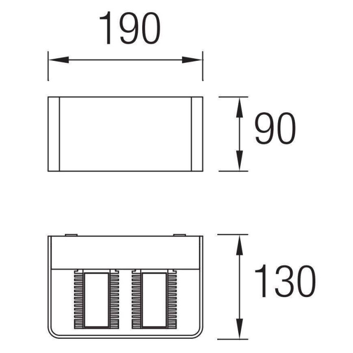 LEDS-C4 Exterior wall light WILSON