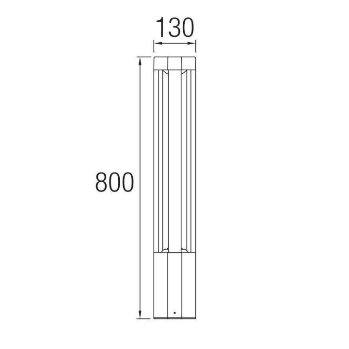 LEDS-C4 Lampa ogrodowa HELION duża 55-9721-Z5-M1