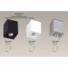 MAXlight Basic Square  white, black, alu