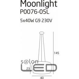 Lampa wisząca Maxlight MOONLIGHT średnia P0076-05L