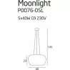 Lampa wisząca Maxlight MOONLIGHT średnia P0076-05L