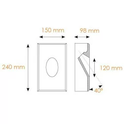 Integrated wall BPM Crismosil NADIR 10113, 10115