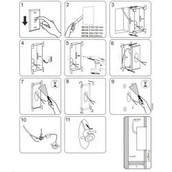 Integrated wall BPM Crismosil NADIR 10113, 10115