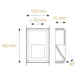 Integrated wall BPM Crismosil ARA 10006