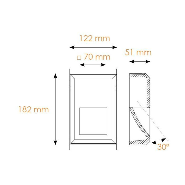 Integrated wall BPM Crismosil ARA 10006