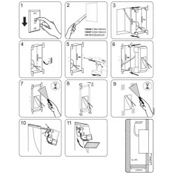 Integrated wall BPM Crismosil ARA 10006