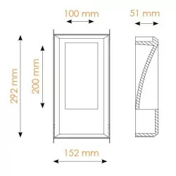 Integrated wall BPM Crismosil TUCANA 10008