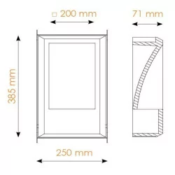 Integrated wall BPM Crismosil TUCANA 10014