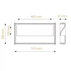 Integrated wall BPM Crismosil ZAHARA 100011, 10012