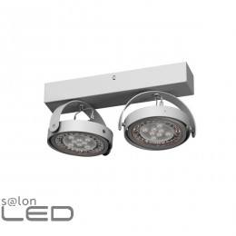 CLEONI Dedra T026W2S Ceiling lamp white, black, silver